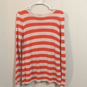 Cremieux Long Sleeve Striped Sweater Size XS
